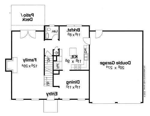First Floor image of Morgan-A House Plan